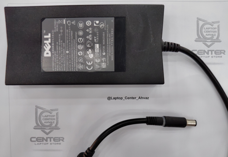 شارژر لپ تاپ Dell خروجی 19.5 ولت 6.7 آمپر 130 وات اسلیم